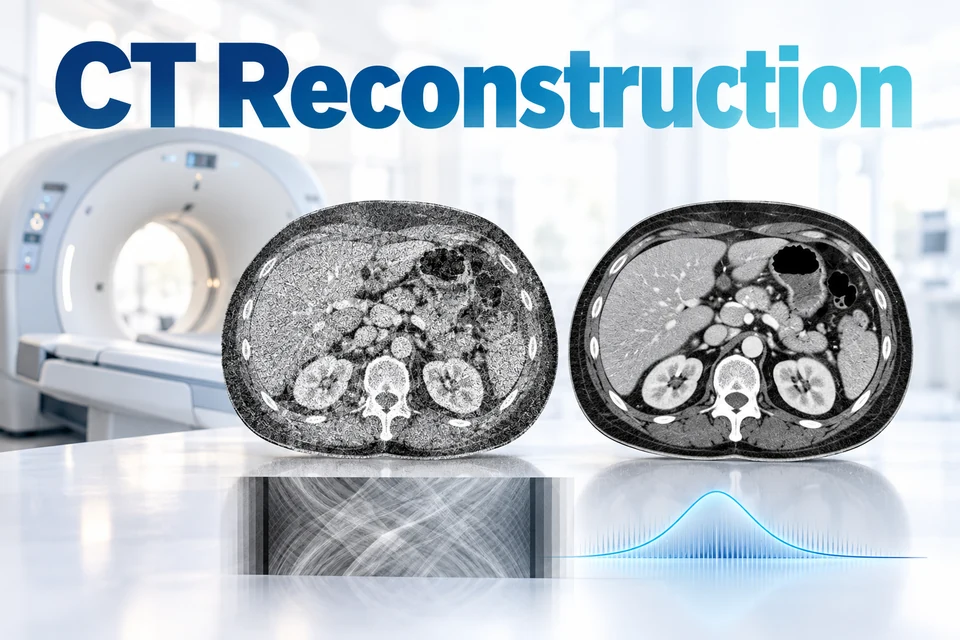 CT Reconstruction: learned filtering and reconstructed CT slices