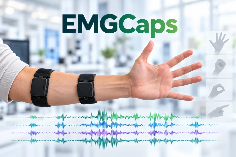 EMGCaps: forearm EMG signals and hand-gesture classification