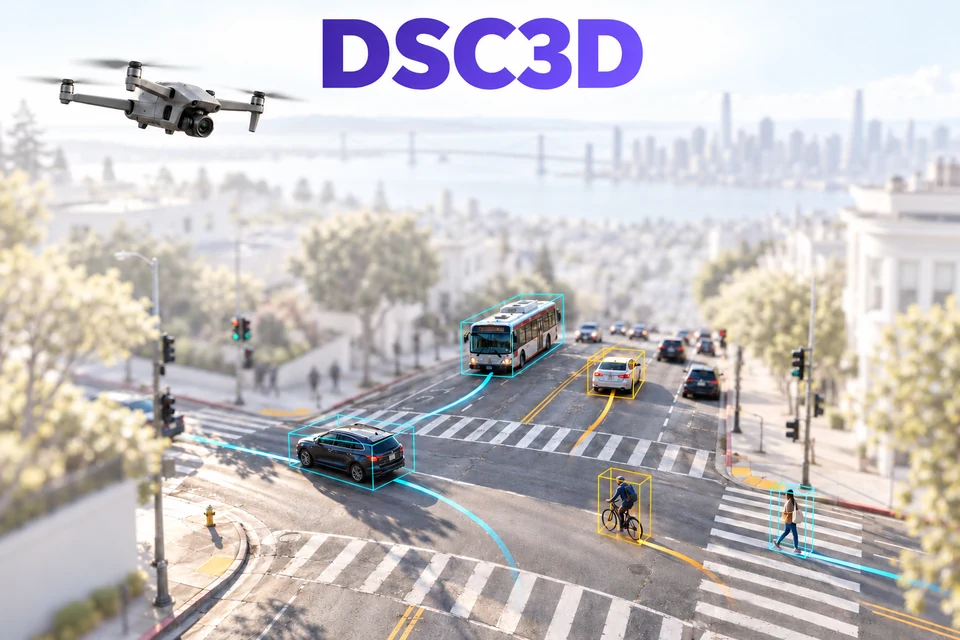 DSC3D: drone-observed traffic participants with 3D bounding boxes and trajectories