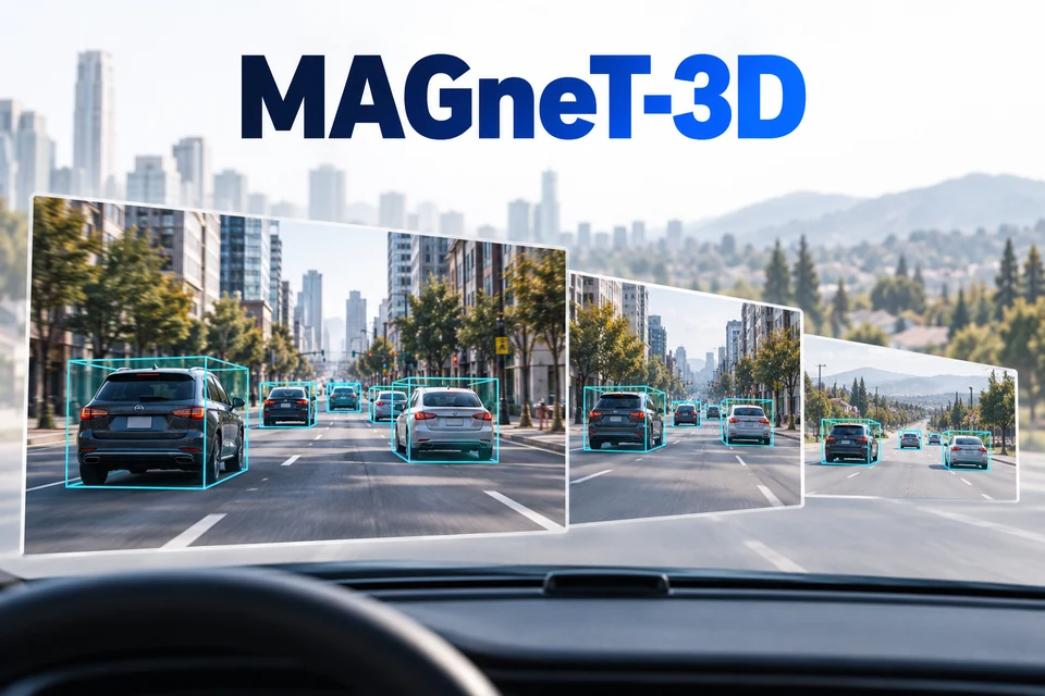 MAGneT-3D: temporal monocular 3D vehicle detection