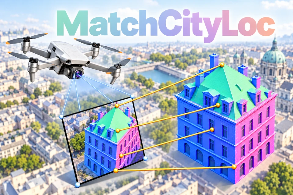 MatchCityLoc: matching image and city-model surface normals