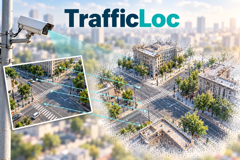 TrafficLoc: traffic-camera image registration to a 3D point cloud